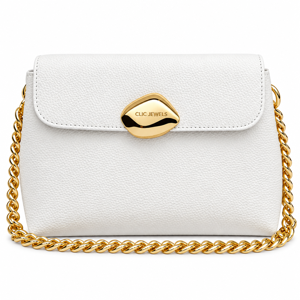 DONNA MEDIUM (white dolaro genuine leather)
