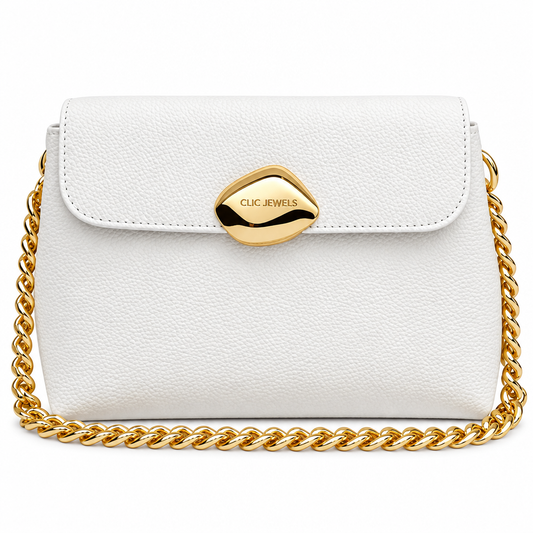 DONNA MEDIUM (white dolaro genuine leather)