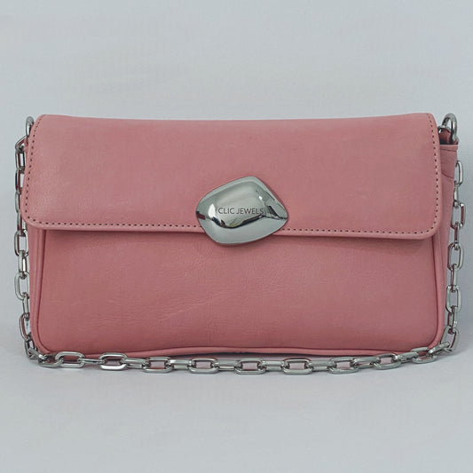 LILY MEDIUM (pink smooth genuine leather)
