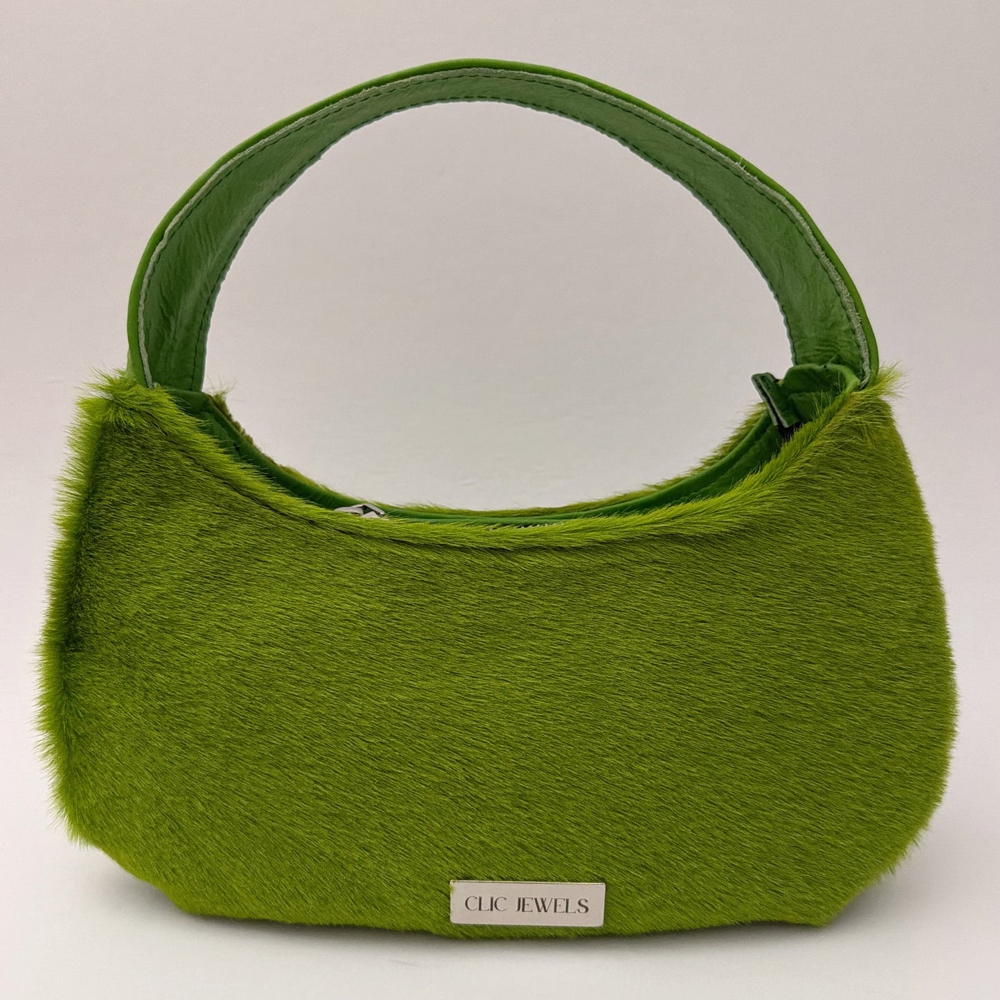 TROPICAL FOREST CANDY MINI (ponyskin/smooth genuine leather combo) (+belt/bag charm)