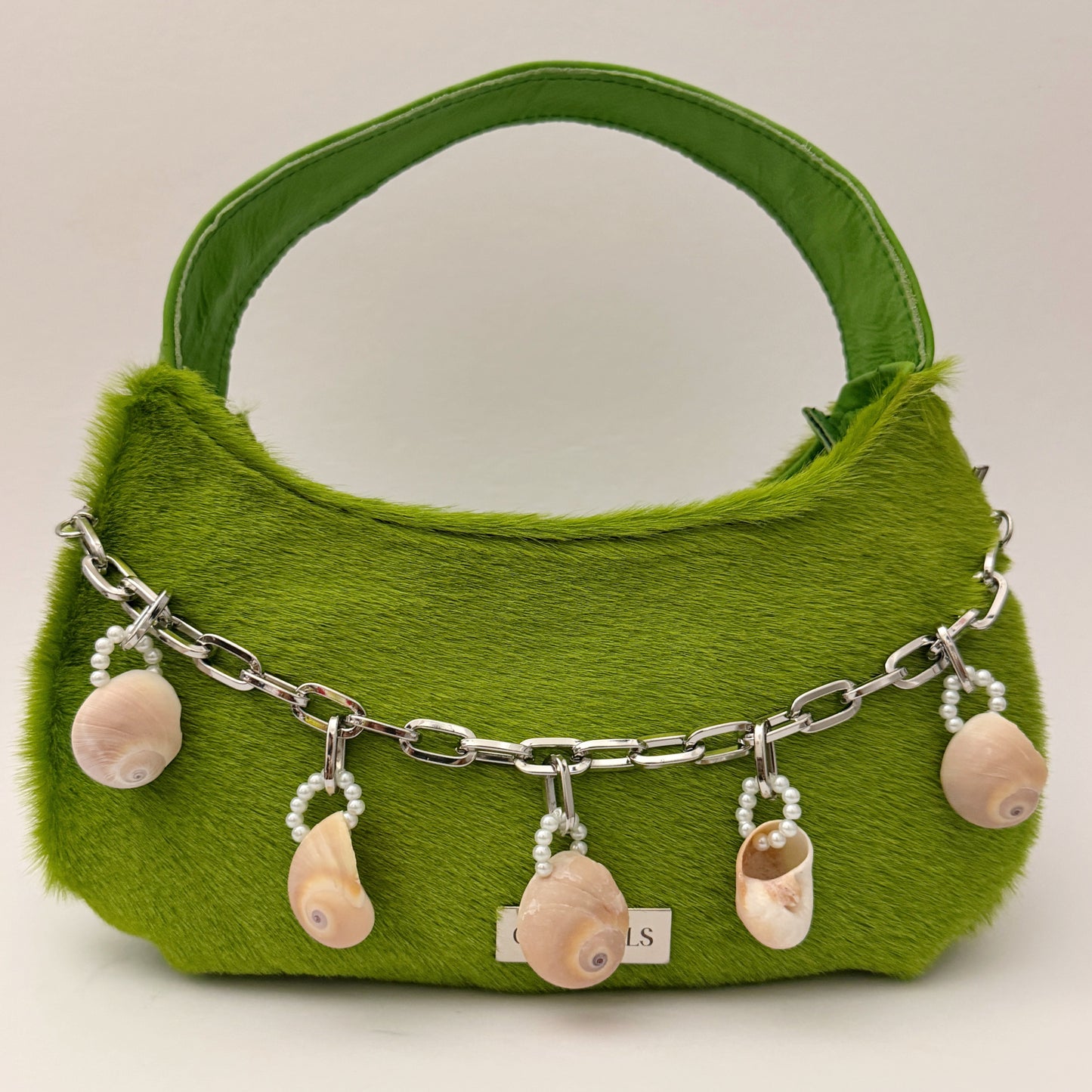 TROPICAL FOREST CANDY MINI (ponyskin/smooth genuine leather combo) (+belt/bag charm)