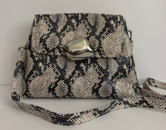 MAYA MINIBAG (Python print genuine leather)