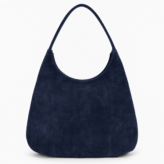 CANDY XL (navy blue suede genuine leather)