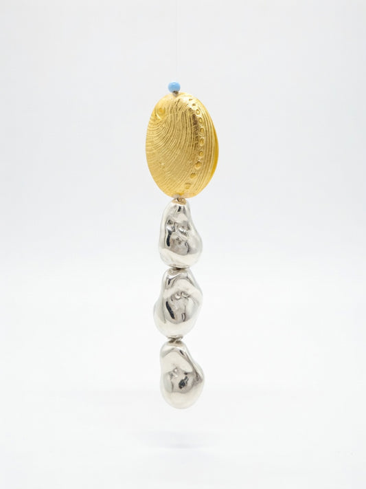 BOLD & YELLOW EARRINGS (ζευγάρι)