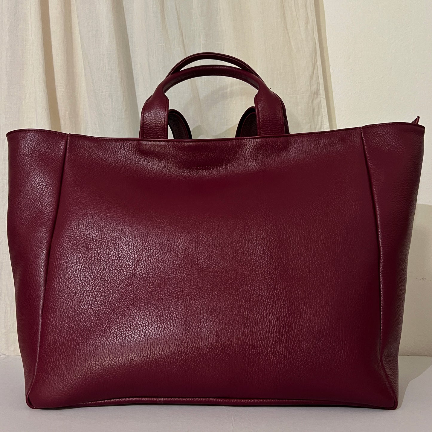 XL TOTEBAG (bordeaux dolaro genuine leather)