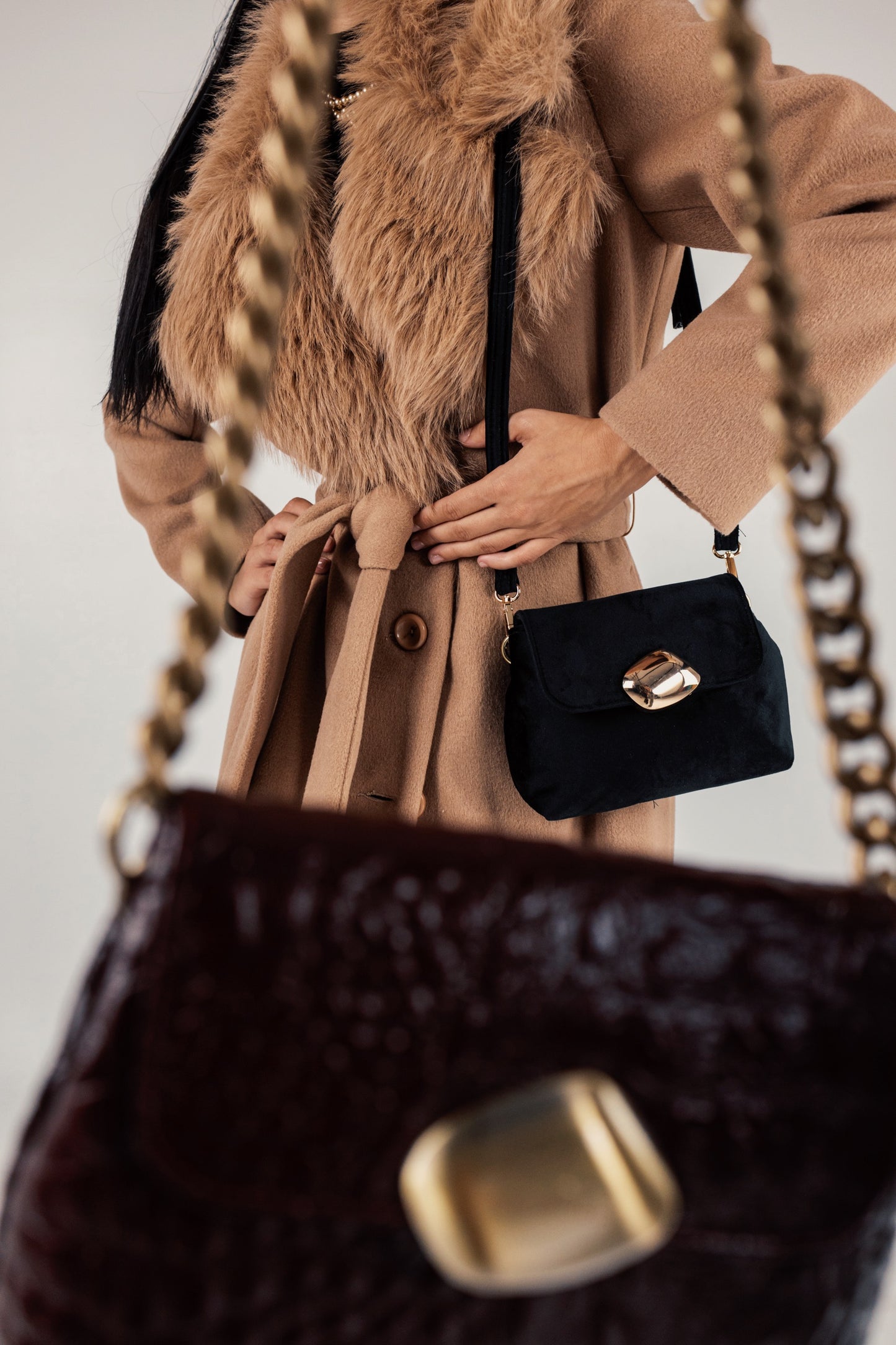 MAYA MINIBAG (black velvet)