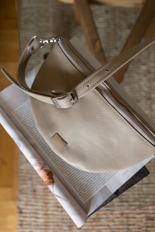 LILLY SMALL BELTBAG (mocha dolaro genuine leather)
