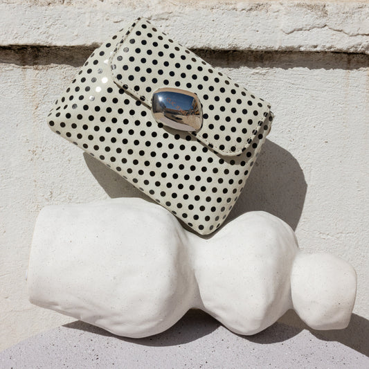 MAYA MINIBAG (polka dot genuine leather)