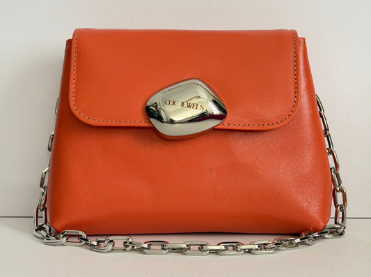 MAYA MINIBAG (peach smooth genuine leather)