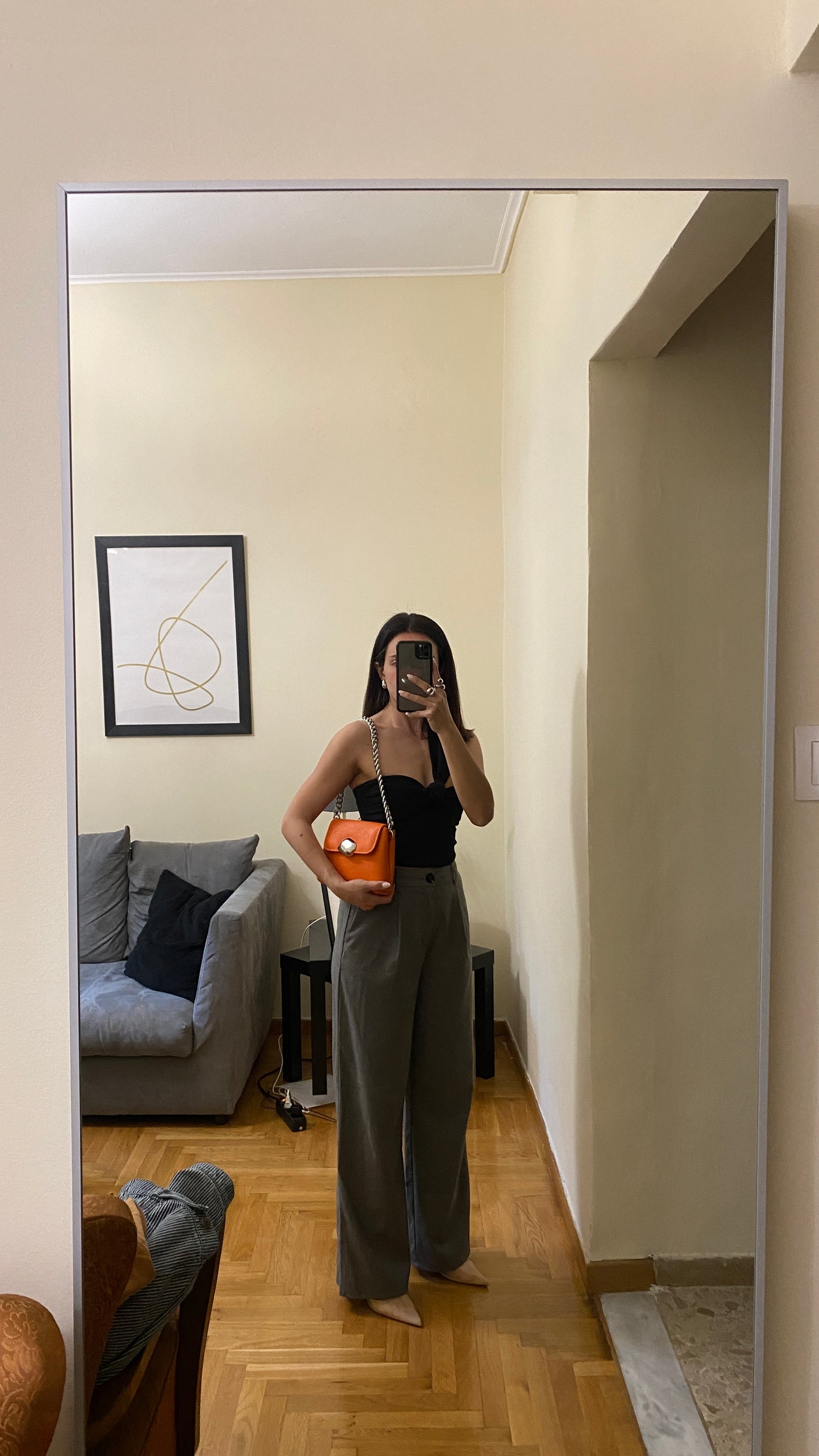 MAYA MINIBAG (orange dolaro genuine leather)