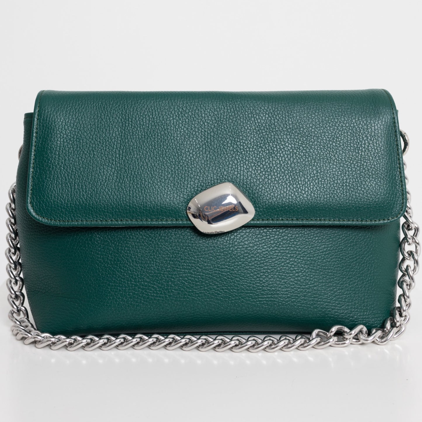 CIARA LARGE (dark green dolaro genuine leather)