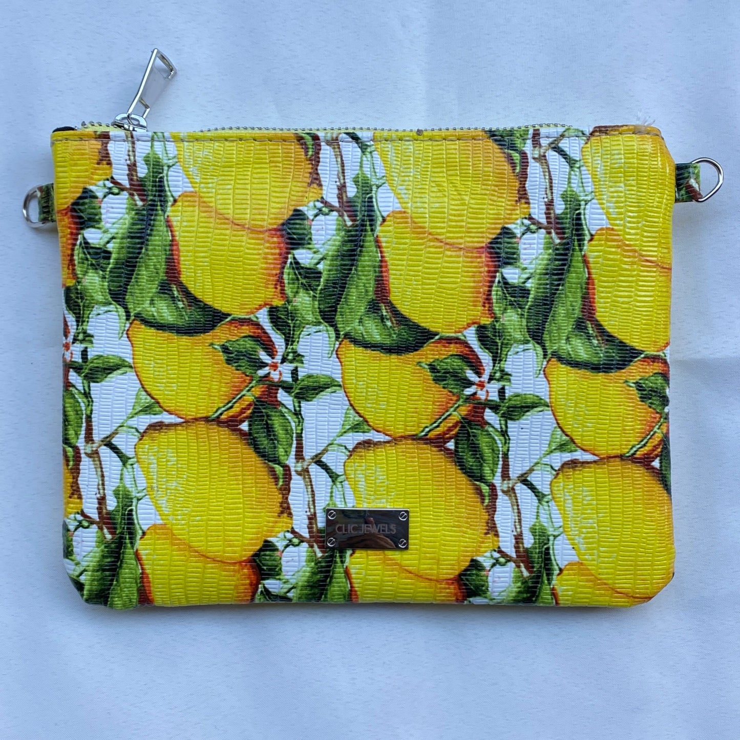ATHENA SMALL POUCH (lemons print genuine leather)