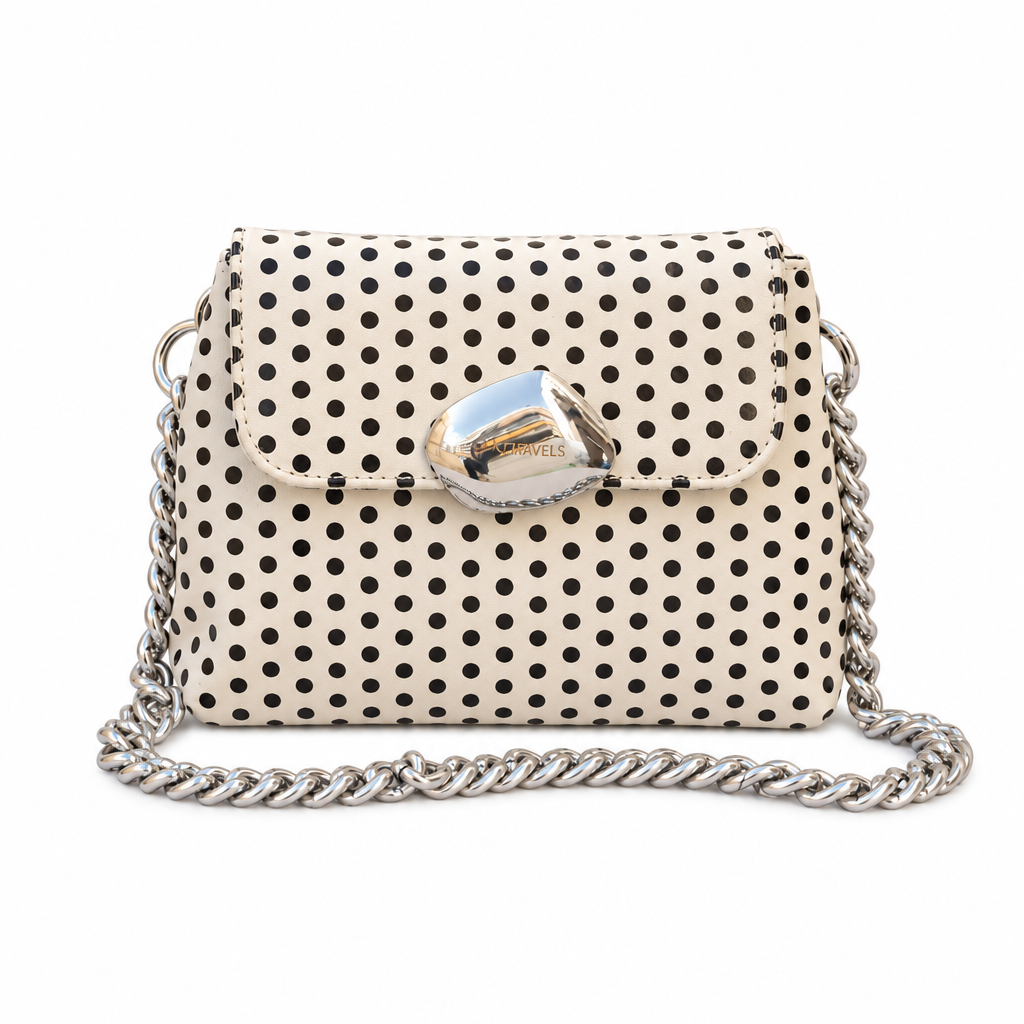 MAYA MINIBAG (polka dot genuine leather)
