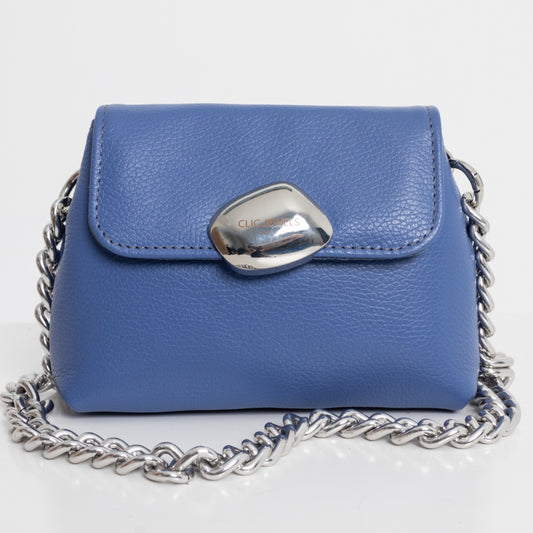 MAYA MINIBAG (federal blue dolaro genuine leather)