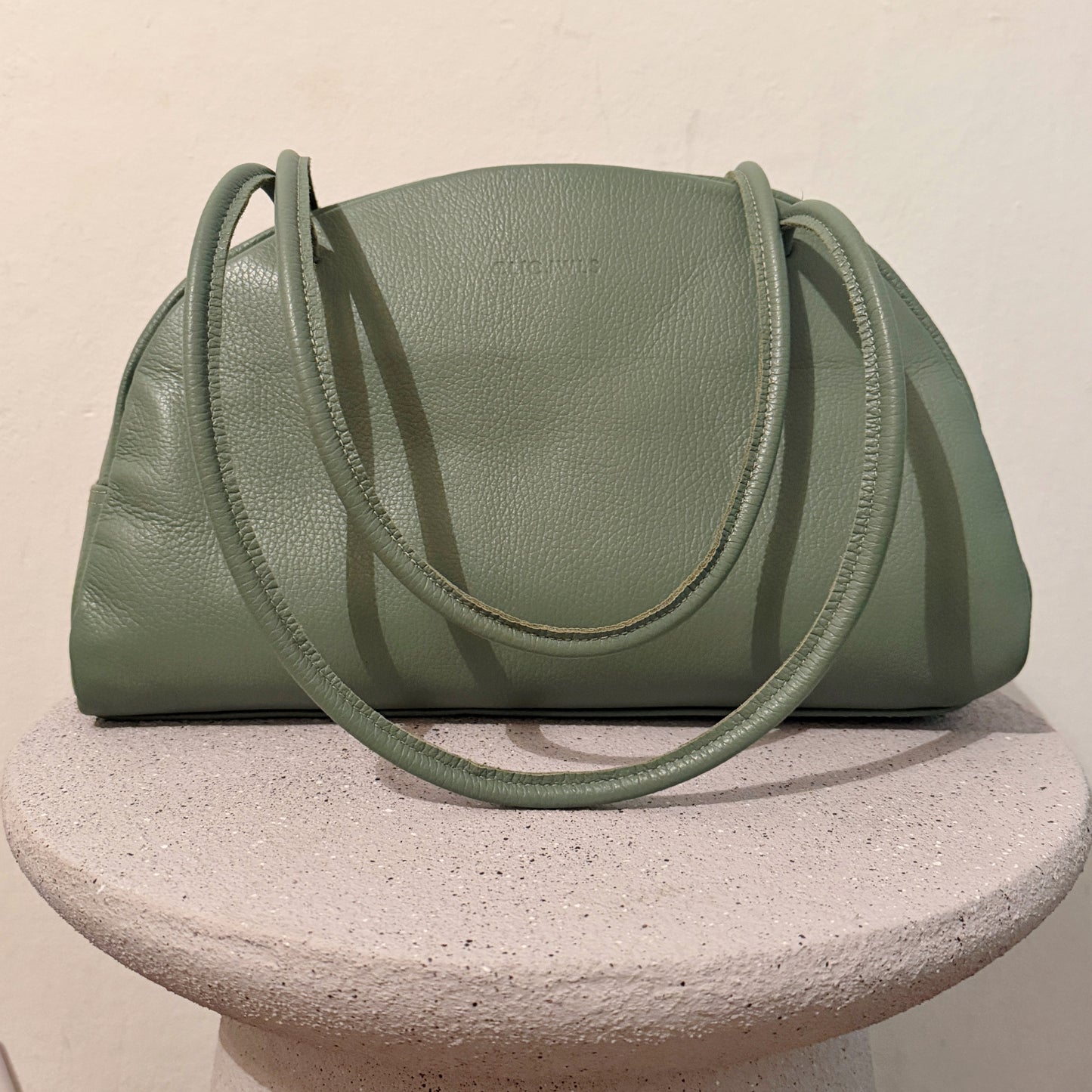BELLA BOWLING BAG (mint dolaro genuine leather)