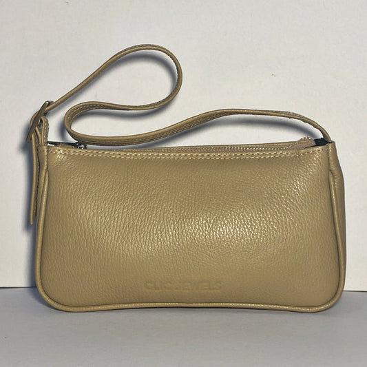 NATALIE SHOULDER BAG MINIMAL (mocha dolaro genuine leather)