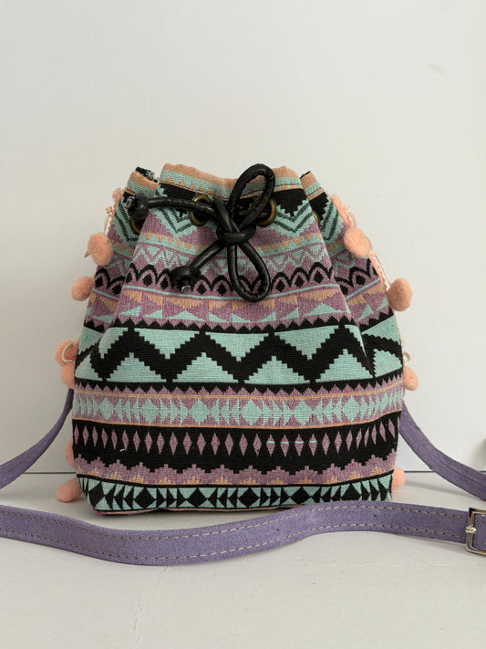 ETHNIC SMALL BUCKETBAG