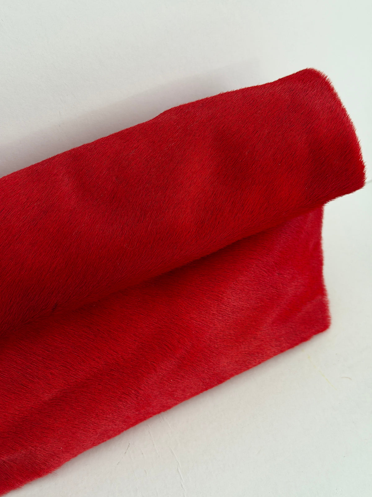 LUNCHBAG (red ponyskin genuine leather)
