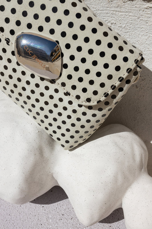 MAYA MINIBAG (polka dot genuine leather)