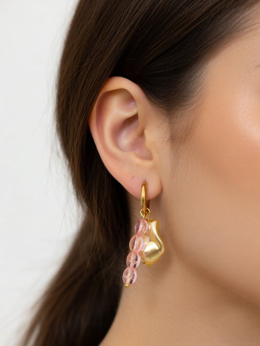 COMBO GOLD HOOPS (ζευγάρι)