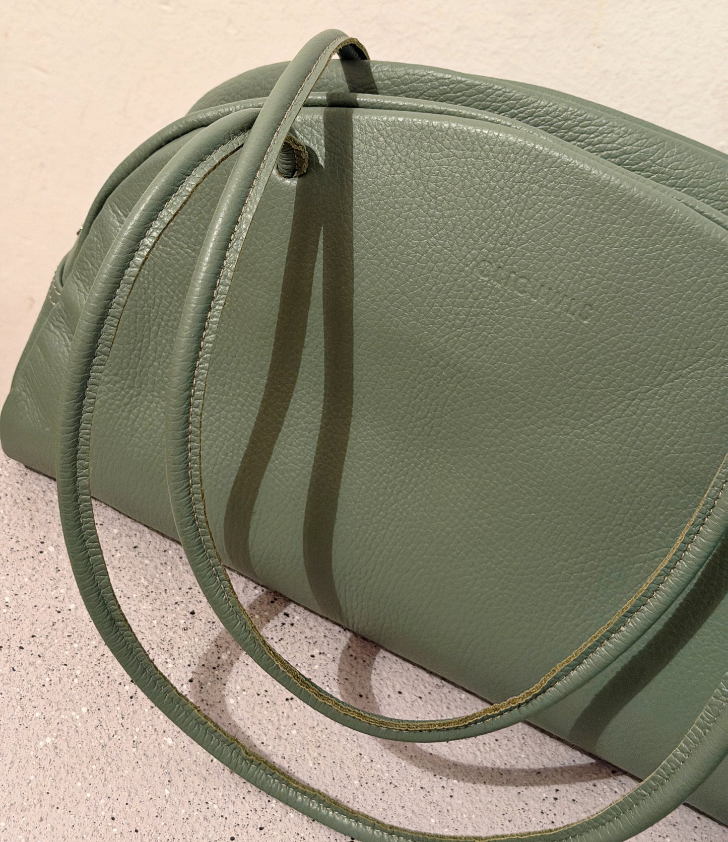 BELLA BOWLING BAG (mint dolaro genuine leather)