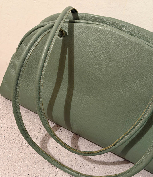 BELLA BOWLING BAG (mint dolaro genuine leather)
