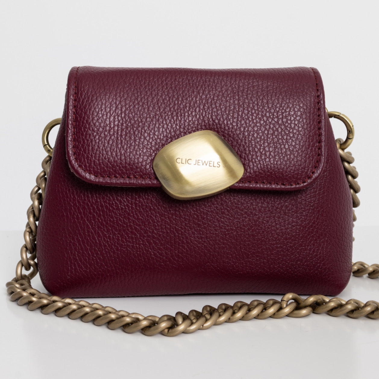 MAYA MINIBAG (bordeaux Dolaro genuine leather)