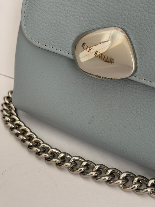MAYA MINIBAG (baby blue dolaro genuine leather)