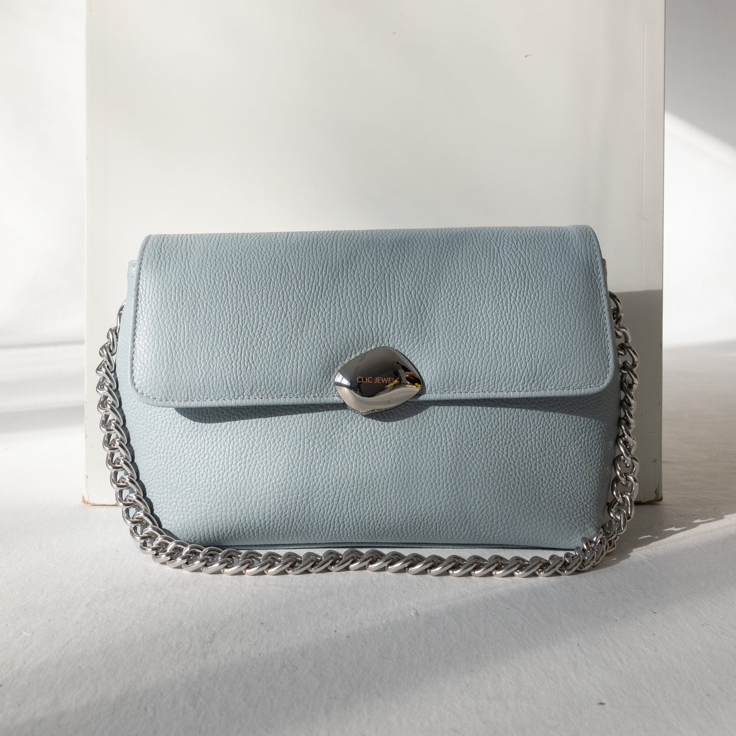 CIARA LARGE (baby blue dolaro genuine leather)