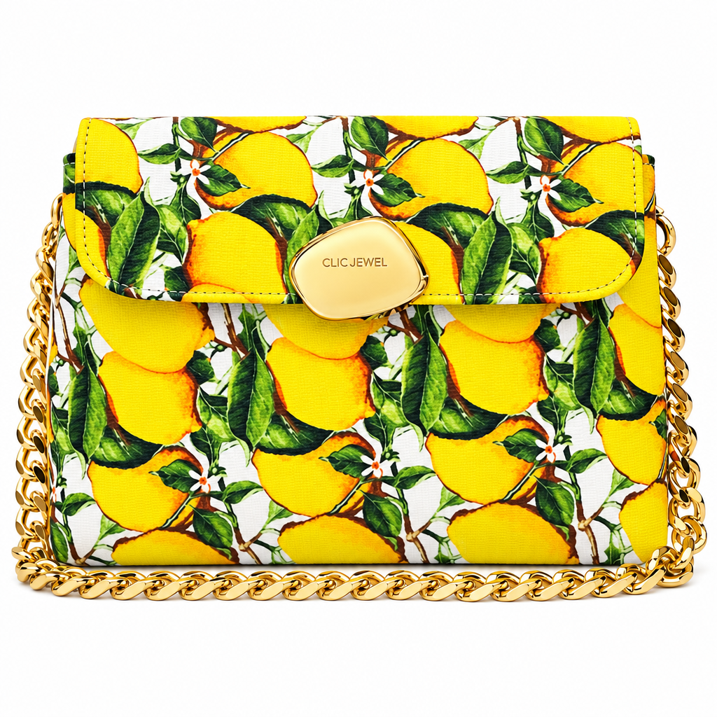 DONNA MEDIUM (lemons genuine leather)