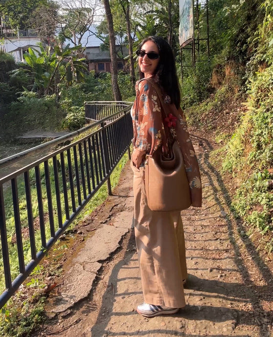 SANDRA BUCKETBAG (choco brown dolaro)