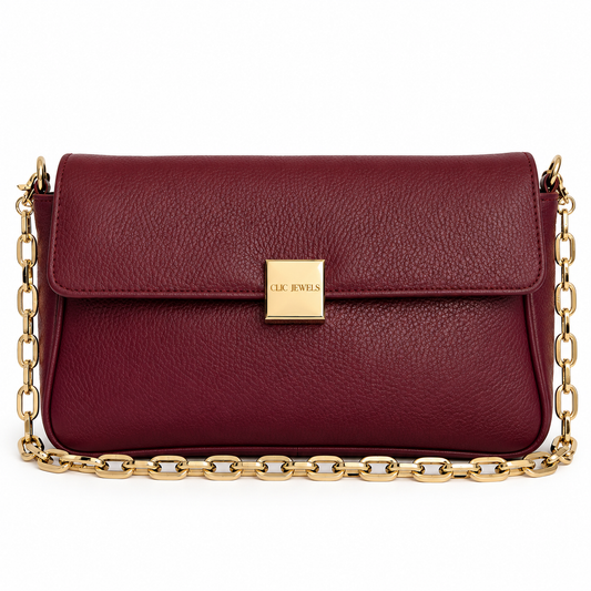 NEIRA MEDIUM (bordeaux dolaro genuine leather)