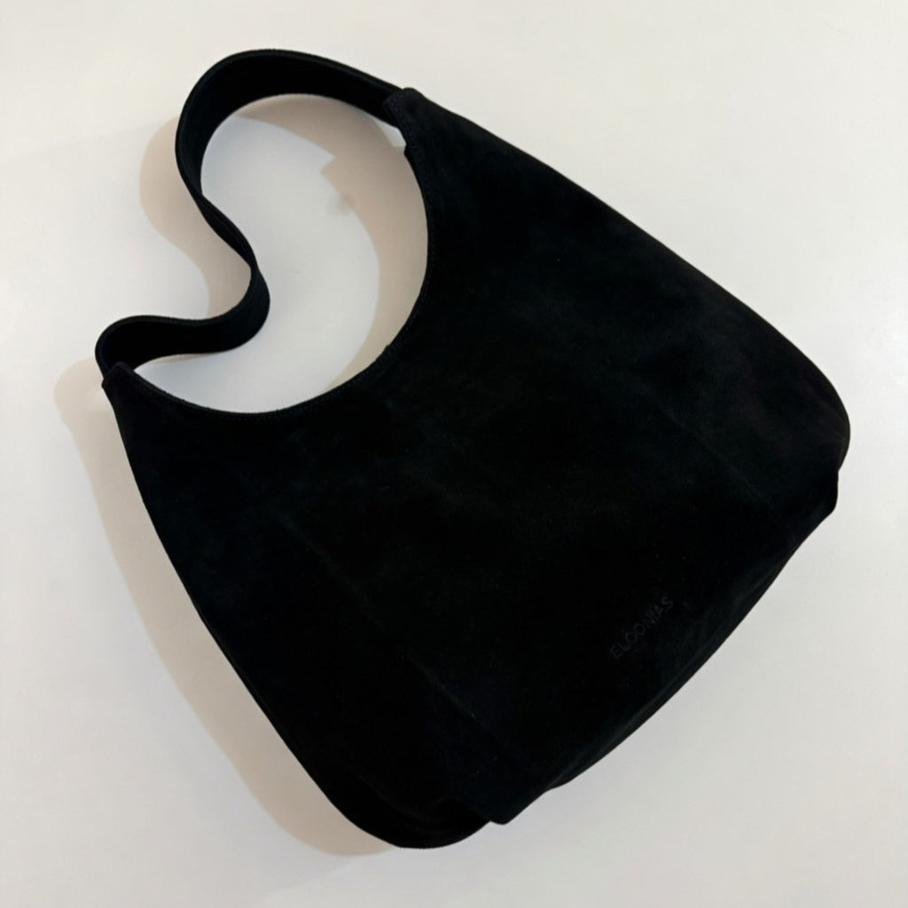 CANDY XL (black suede genuine leather)