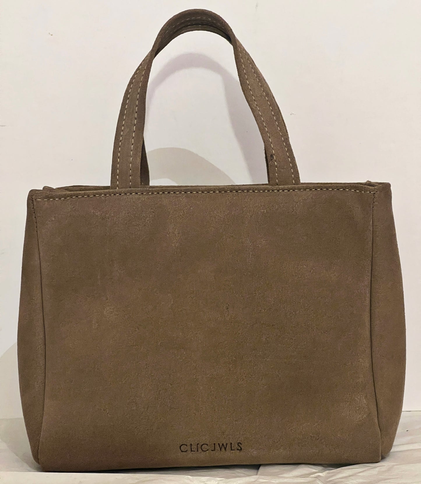 GRACE MINITOTE (mocha suede genuine leather)