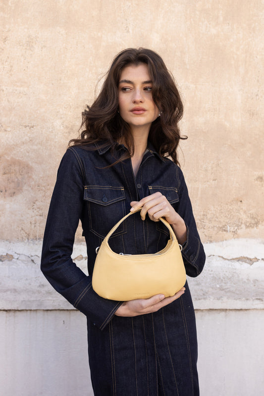 CANDY MINI (yellow dolaro genuine leather)
