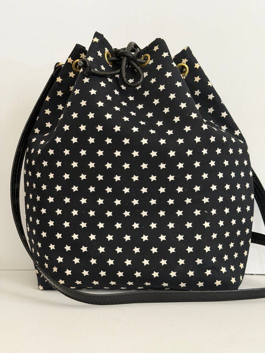 BIG BUCKETBAG (stars fabric)