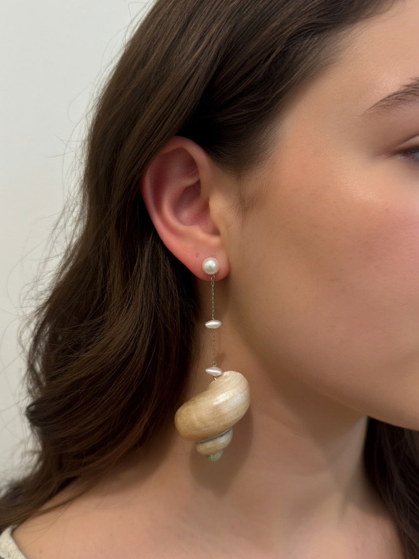 NATURAL SHELLS EARRINGS (ζευγάρι)