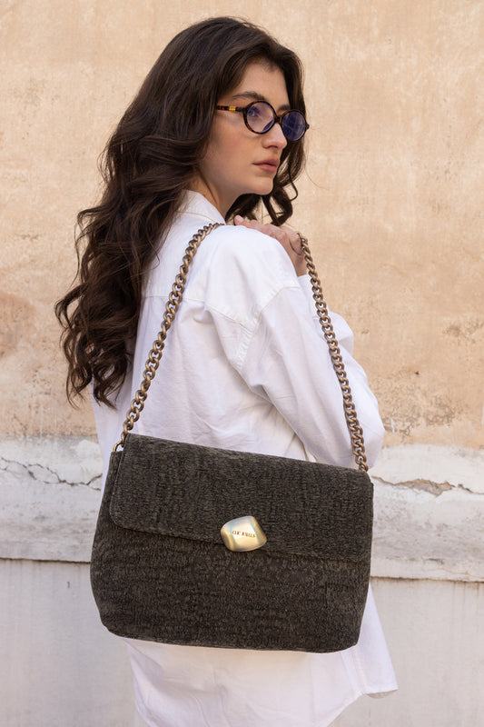 CIARA LARGE (boho fabric khaki)