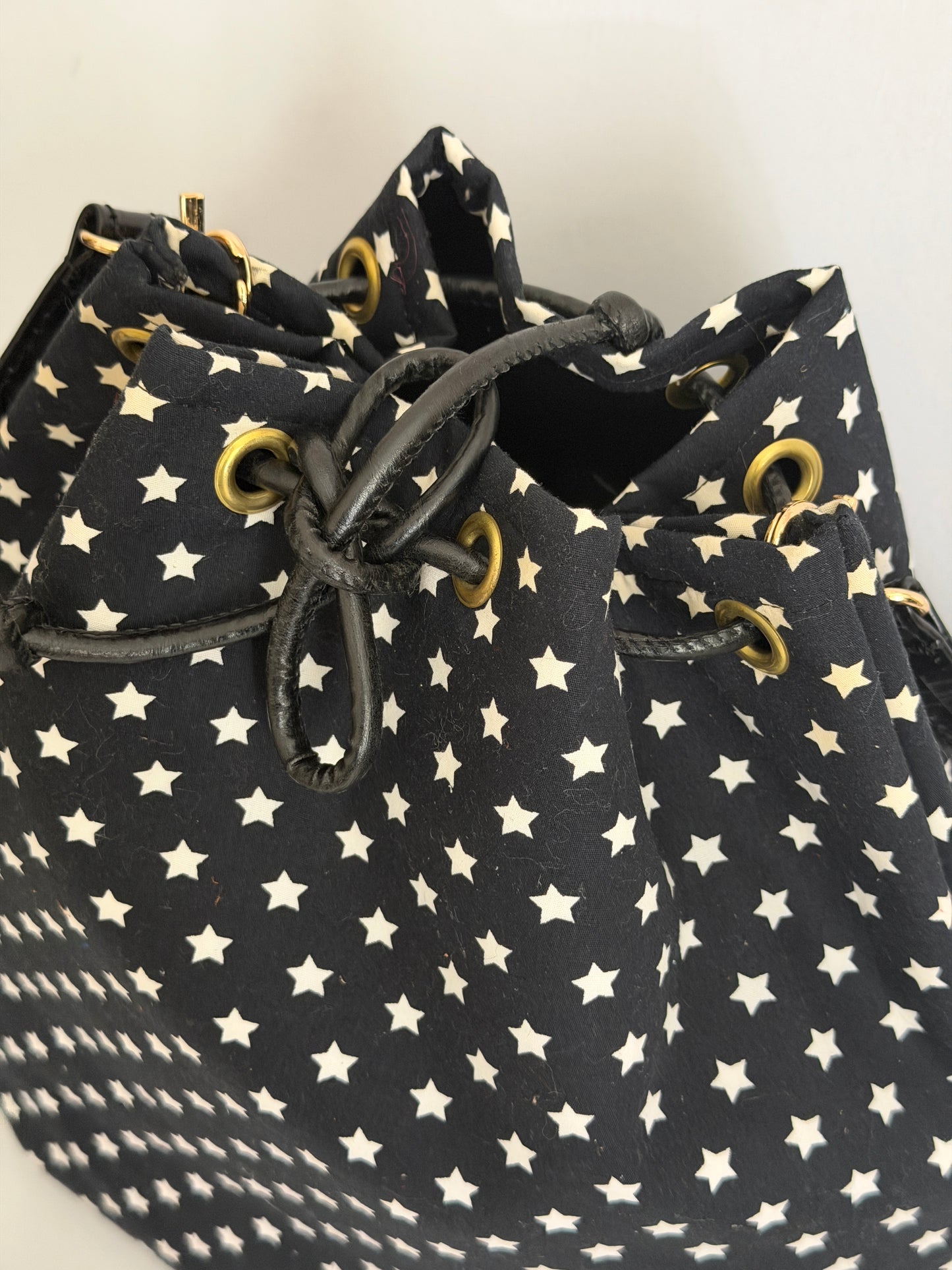 BIG BUCKETBAG (stars fabric)