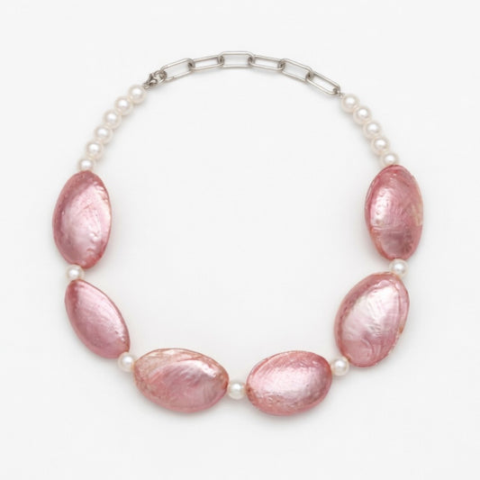 PINK SHELLS NECKLACE