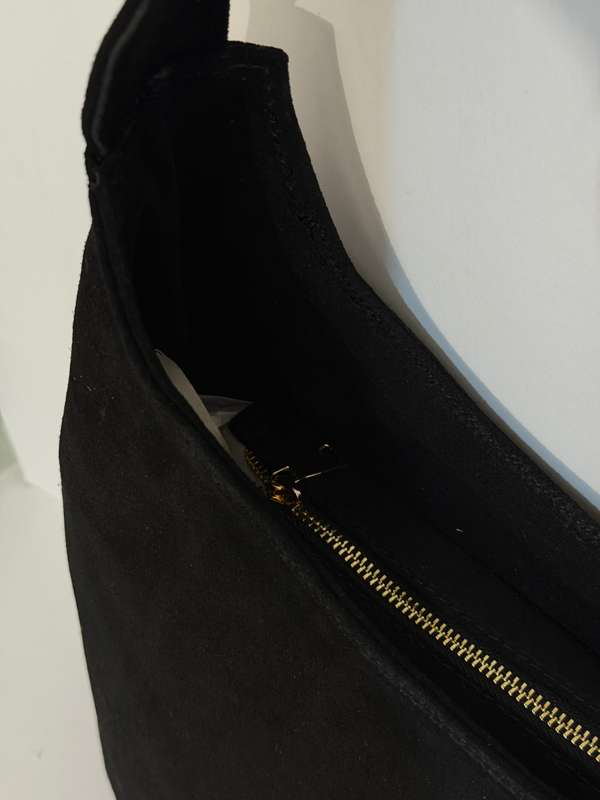 CANDY XL (black suede genuine leather)