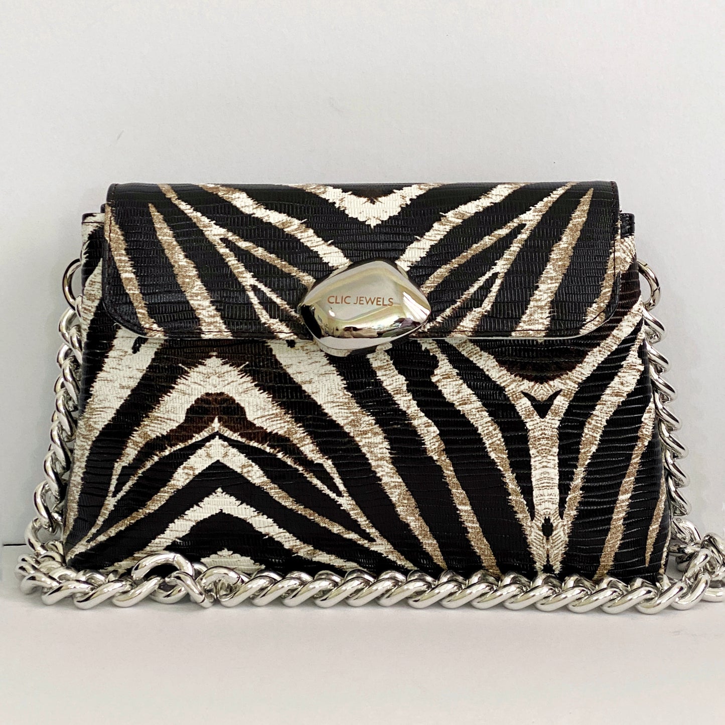 DONNA MEDIUM (zebra print genuine leather)