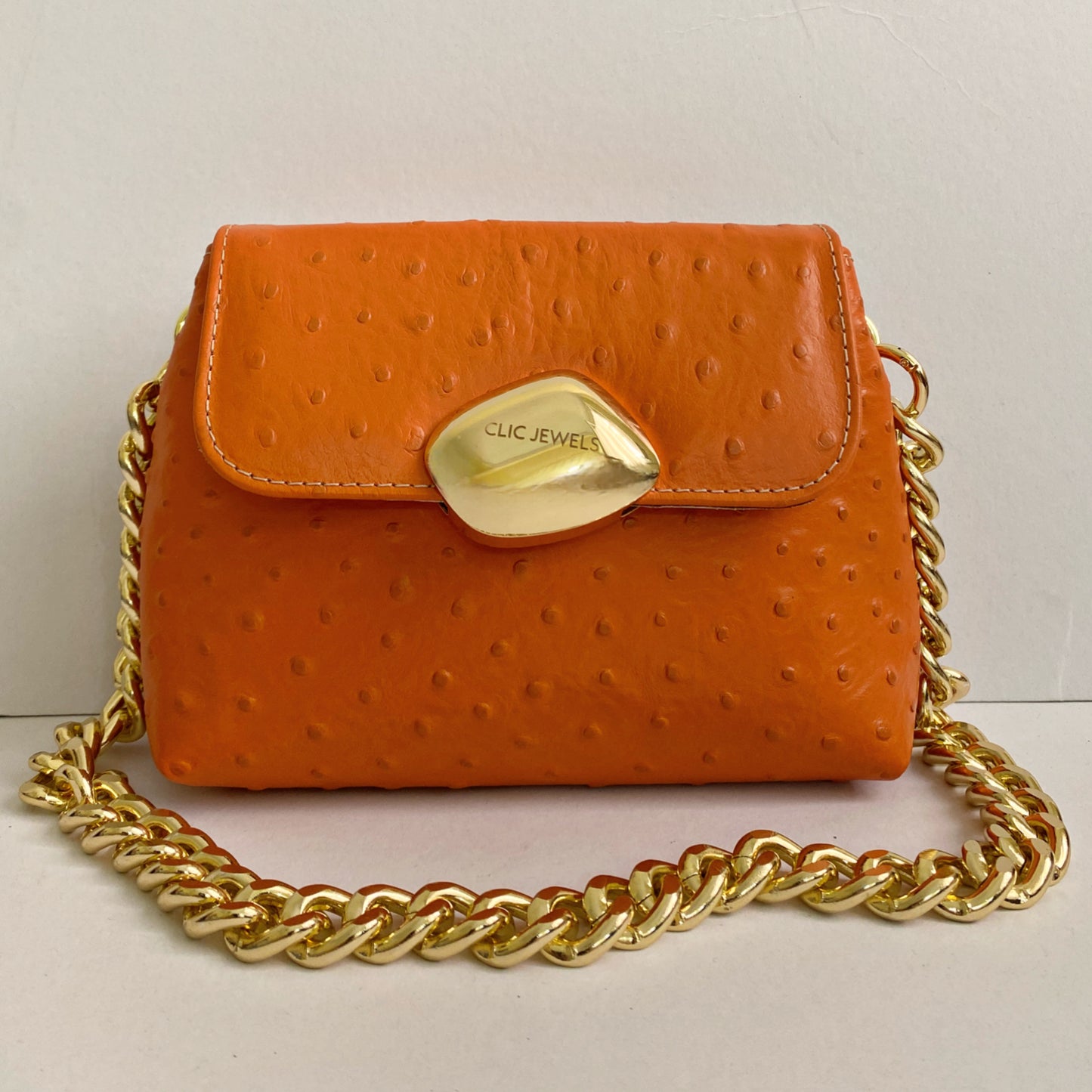 MAYA MINIBAG (orange genuine leather)