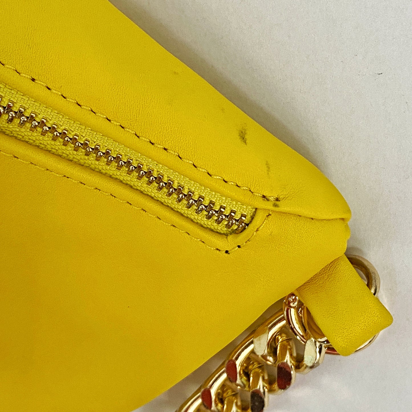 BIG BELTBAG (bright yellow genuine leather)