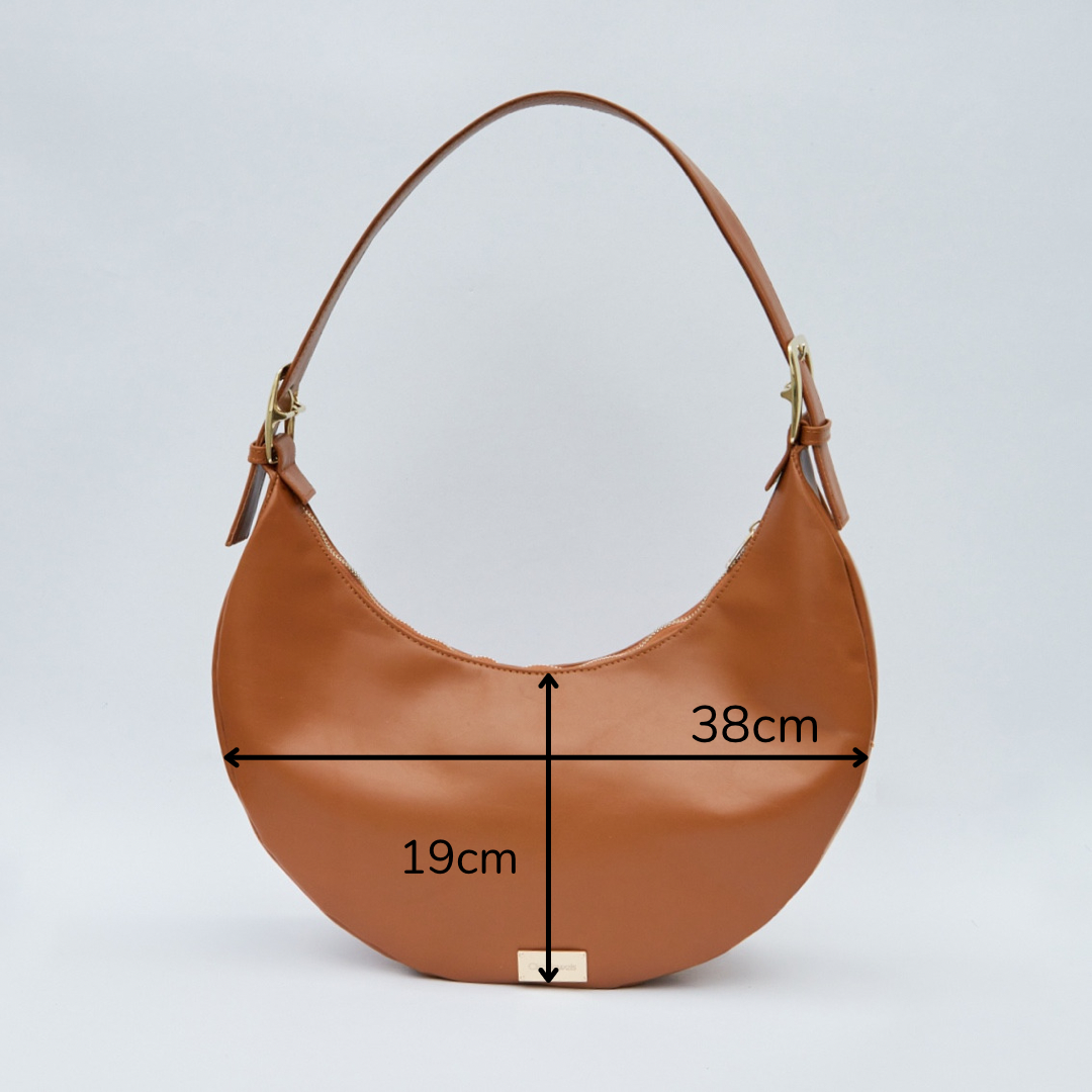 KATE BIG HALF MOON (caramel)