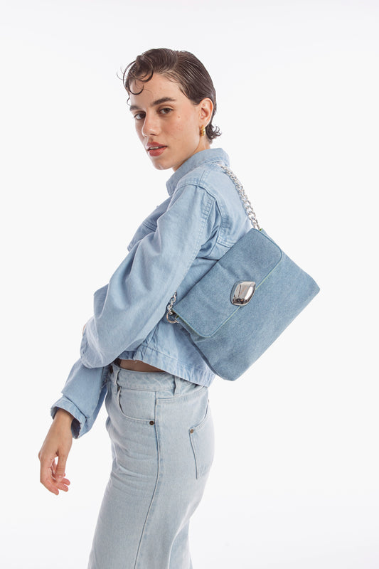 DONNA MEDIUM (light blue denim)