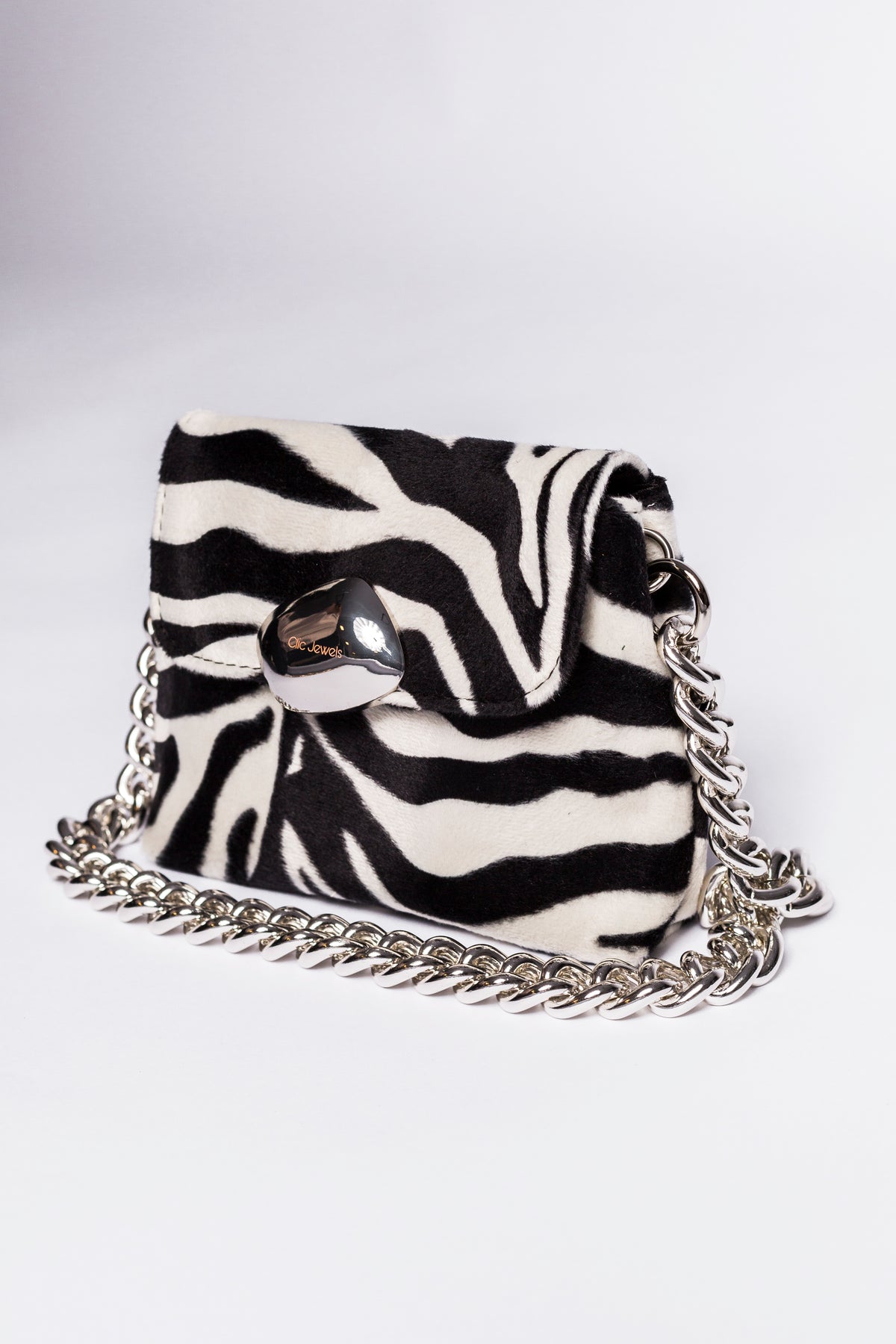 MAYA MINIBAG (faux fur zebra print)